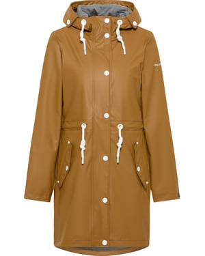 Dreimaster Regenmantel Damen Dunkelsand