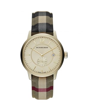 Burberry BU10001 The Classic Horseferry Goldgehäuse Herrenuhr