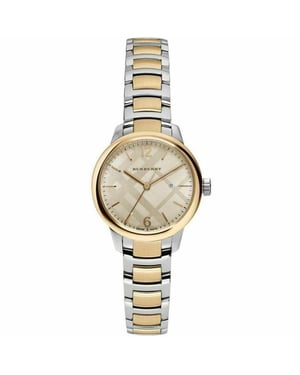 Burberry BU10118 Classic Swiss Made Two Tone Damenuhr
