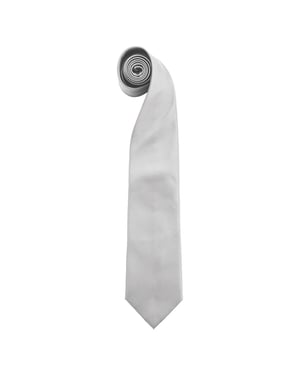 Premier - "Colours Fashion" Krawatte für Herren (Silber)