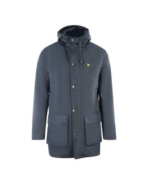 Lyle & Scott Parka mit Kapuze Marineblaue Jacke