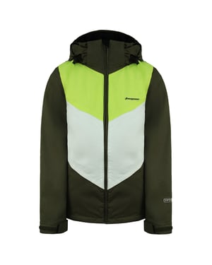 Übertretung Langarm Zip Up Green Womens Elevate Jacke Fajkskf20030 GST -Kaper