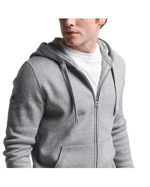 Superdry Hoodie mit Reißverschluss Essential aus Bio-Baumwolle