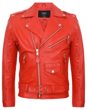 Brando Biker Rock Motorradjacke aus Leder