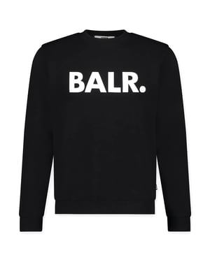 Brand Straight Sweater von BALR. in der farbe Schwarz und in größe XXL.