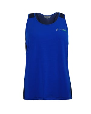 ASICS Paris Womens Blue Tank Top