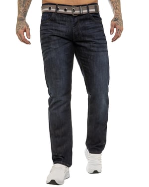Enzo | Herren-Denimjeans mit geradem Bein