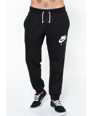 Nike Air Herren-Fleece-Jogger in Schwarz