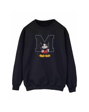 Disney Damen/Damen Classic M Mickey Mouse Sweatshirt (Schwarz)
