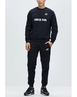 Nike Air Herren-Fleece-Trainingsanzug mit Rundhalsausschnitt und gebürsteter Rückseite