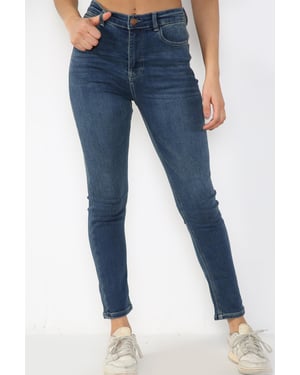 Damen Magic Shaping High Waisted Skinny Fit Jeans in Blau