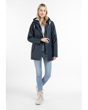 ICEBOUND Wattierte Regenjacke Damen Marine