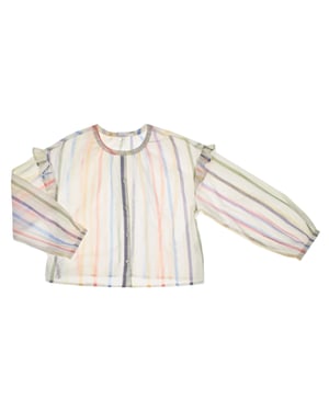 Langarmshirt mit Knöpfen 510727 Mädchen