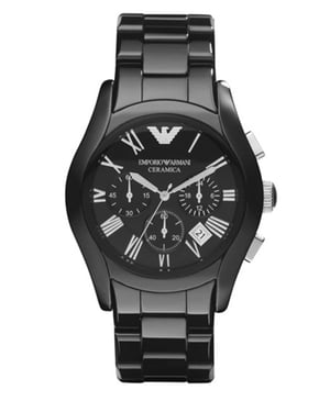 Emporio Armani Herren-Keramik-Chronographenuhr AR1400