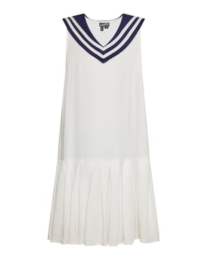 Dreimaster Kleid Mädchen (Kids) Wollweiß
