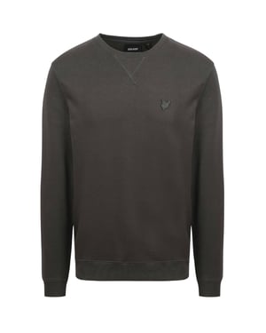 Lyle & Scott Tonal Eagle Logo Dunkelgraues Pullover-Sweatshirt