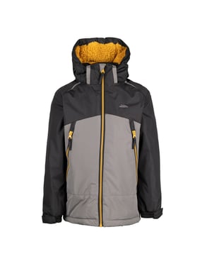 Trespass - "Discover" Jacke Kontrastfarbener Reißverschluss für Kinder (Sturmgrau)