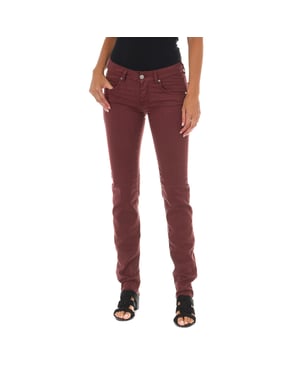 Lange Jeanshose mit schmal geschnittenem Saum 10DBF0475-B088 woman