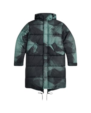 Fred Perry Fishtail Shaded Navy Blue Camoflauge Stepp-Pakra-Jacke