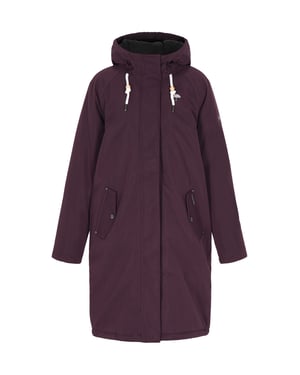 Schmuddelwedda Winterparka Damen dunkelviolett