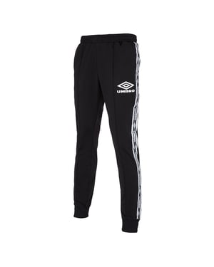 Umbro -Black -Track -Hosen mit Geklebten von Männern geklebt