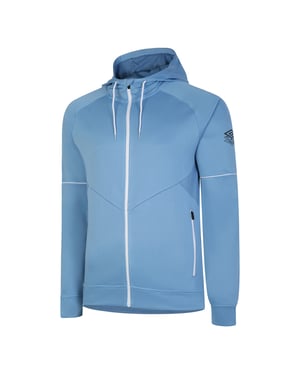 Umbro - "Pro Training" Hoodie mit durchgehendem Reißverschluss für Herren (Allure/ Brillantes Weiß)
