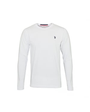 U.S. Polo Assn. Langarmshirts in Weiß