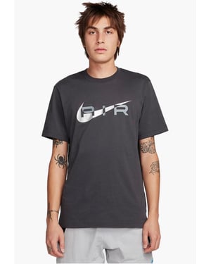 Nike Air Herren Grafik-T-Shirt in Holzkohle
