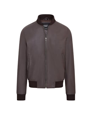MA-1 Varsity Bomberjacke aus weichem Leder f�r Herren