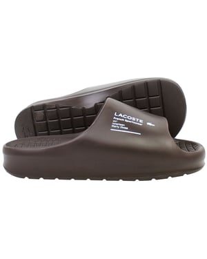 Lacoste Serve Slide 2.0 223 2 CMA Braune Herren-Slider