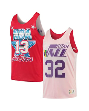 Mitchell & Ness Reversible Utah Jazz Karl Malone Mens Weste