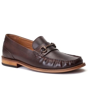 Base London Madison Herren Mokassins aus gebranntem Tan-Leder