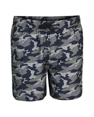 Pierre Cardin Camo Swim Short Grau