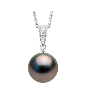 Halskette Prestige Schmuck - Echte Tahiti-Zuchtperle rund 10-11 mm