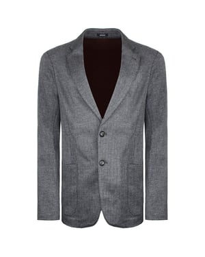 Emporio Armani Exklusive Herren Grey Printed Blazer