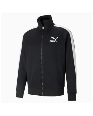 Puma ikonische T7 -Männerschwarze Trackjacke