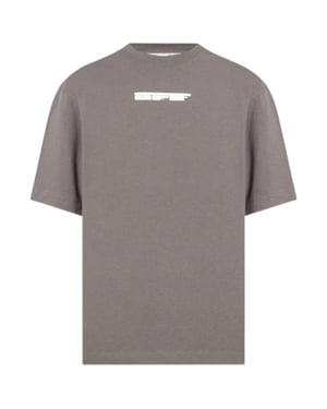 Off-White Teddy Arrow Logo Over Skate Fit Steel Iron T-Shirt