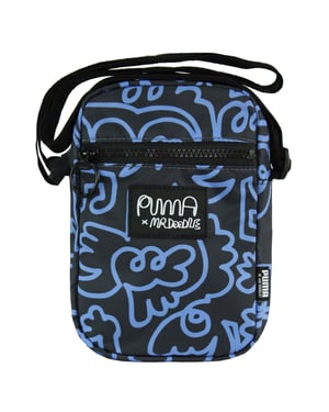 Puma x Mr. Doodle Unisex Schwarz Blau Tragbare Tasche