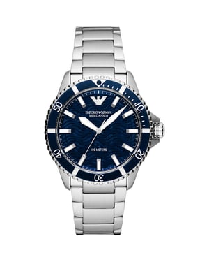 Emporio Armani AR60059 Automatische Herrenuhr mit blauem Zifferblatt