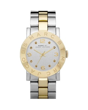 Marc Jacobs MBM3139 AMY Silber zweifarbige Damenuhr