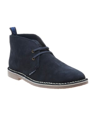 Ben Sherman Hunt-Stiefel Blau