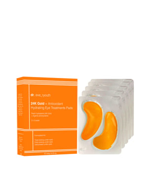 24K Gold + Antioxidantien Hydratisierende Augenbehandlungspads