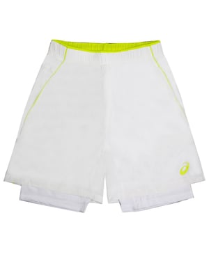 Asics Padel Player Herren weiße Tennisshorts