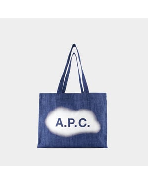 Diane Tragetasche - A.P.C - Baumwolle - Blau