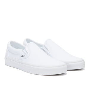 Vans Classic Slip on True White Canvas Turnschuhe