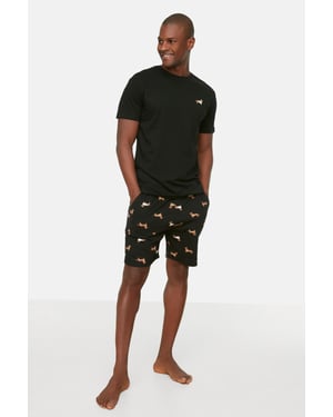 Trendyol Hommes  Vélo Collier Pyjama Ensemble 2 pieces