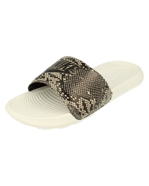 Nike Damen Victori One Slide Print Damen Rutschen Beige