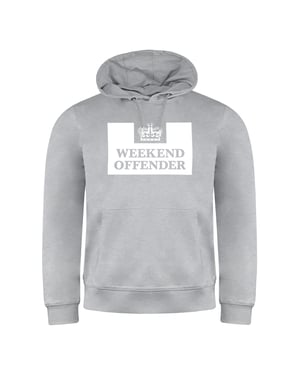 Weekend -Täter Langarm Pullover Grey Herren HM Service Classics Hoodie WOHD100 GRAU MARL