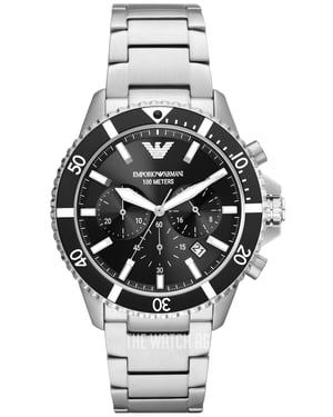 Emporio Armani Diver Silber Herren Armbanduhr AR11360