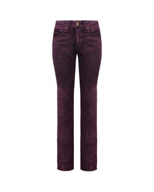 Krimineller Schaden dünne Fit Damensäure Wash -Jeans
